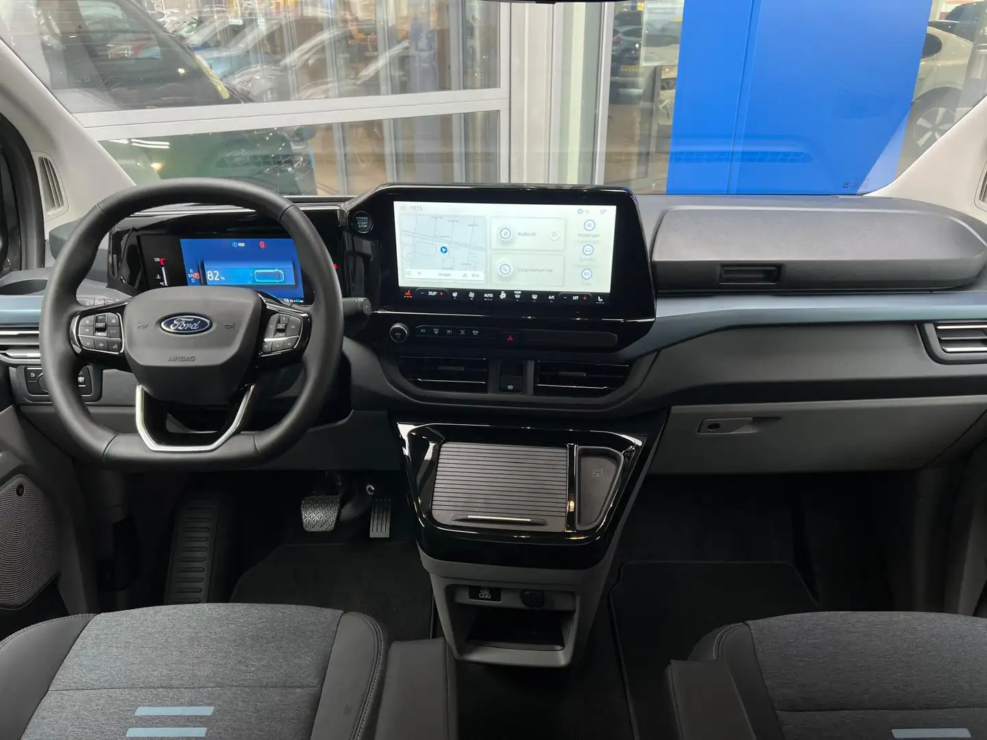 Ford Tourneo Custom 2.5 PHEV Active 233 PK | Elektrische schuifdeuren Grijs - 2
