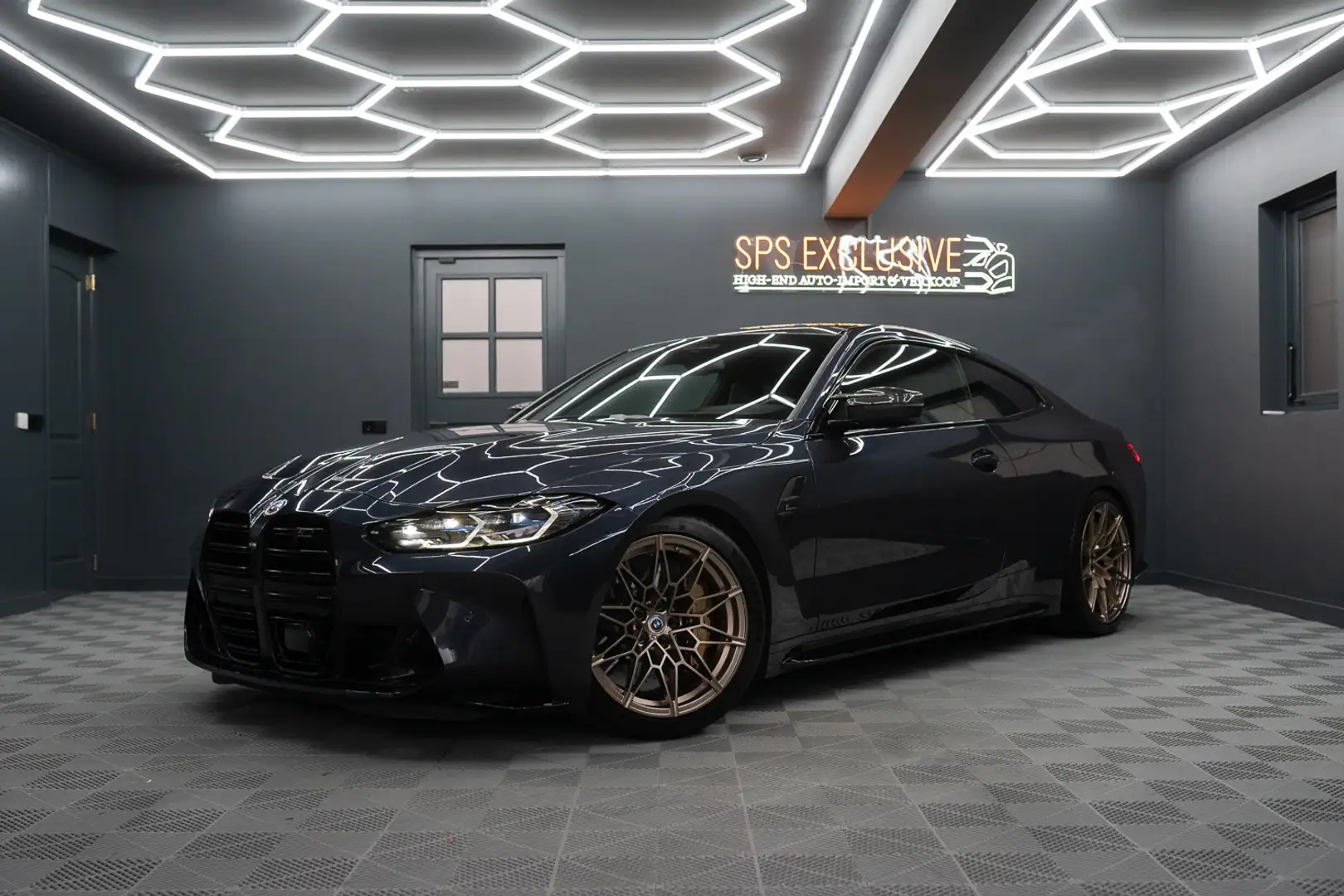 BMW M4 4-serie Coupé xDrive Competition 50 Jahre Track pa Bleu - 1