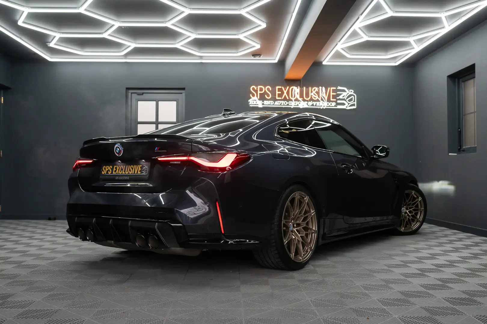 BMW M4 4-serie Coupé xDrive Competition 50 Jahre Track pa Bleu - 2
