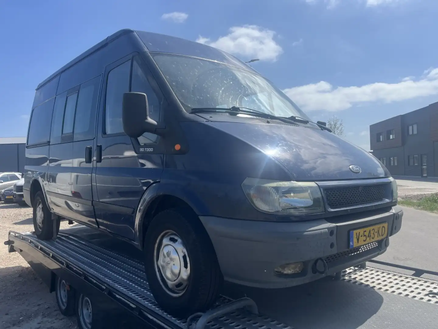Ford Transit 300M 2.4 TDdi HD 2005 Dubbelcabine Blu/Azzurro - 2