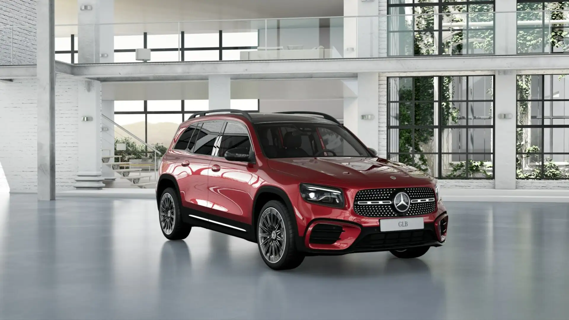 Mercedes-Benz GLB 220 GLB 220 4M AMG+7-SITZ+NIGHT+DISTRO+PANO+BURM+360 Rood - 2