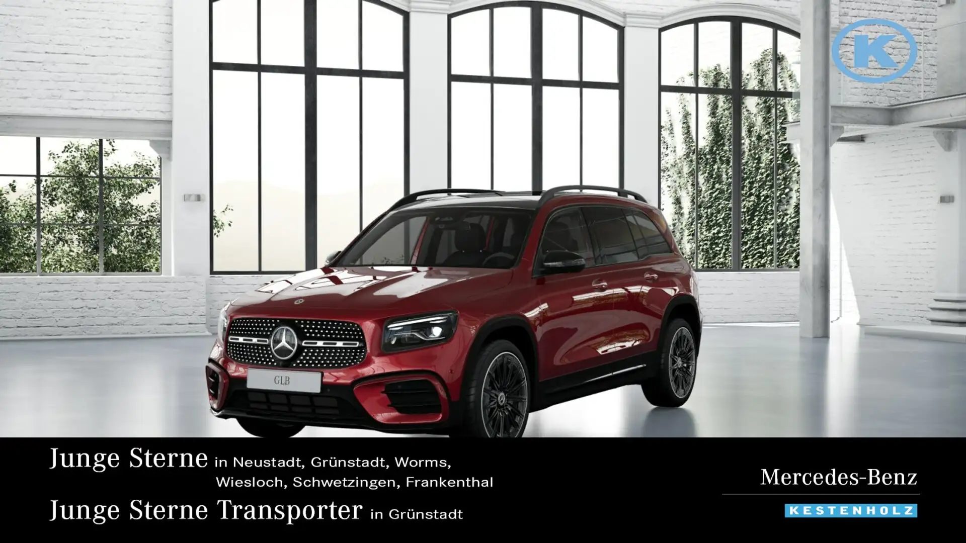 Mercedes-Benz GLB 220 GLB 220 4M AMG+7-SITZ+NIGHT+DISTRO+PANO+BURM+360 Rouge - 1