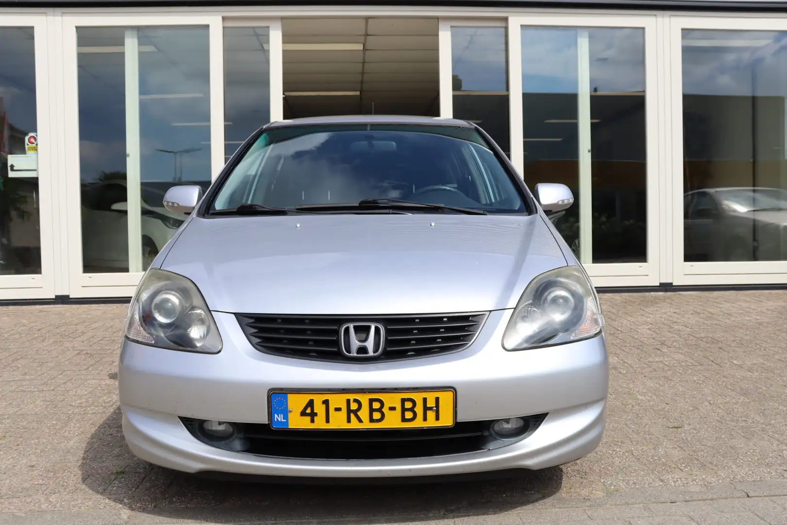 Honda Civic 1.6i LS, Airco, Trekhaak, Prijs Is Rijklaar Grijs - 2