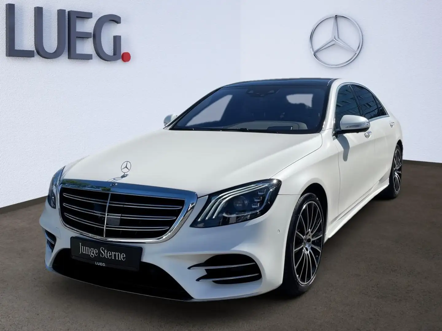 Mercedes-Benz S 400 d 4MATIC lang AMG+HUD+ENTERTAINMENT+STANDH Biały - 1