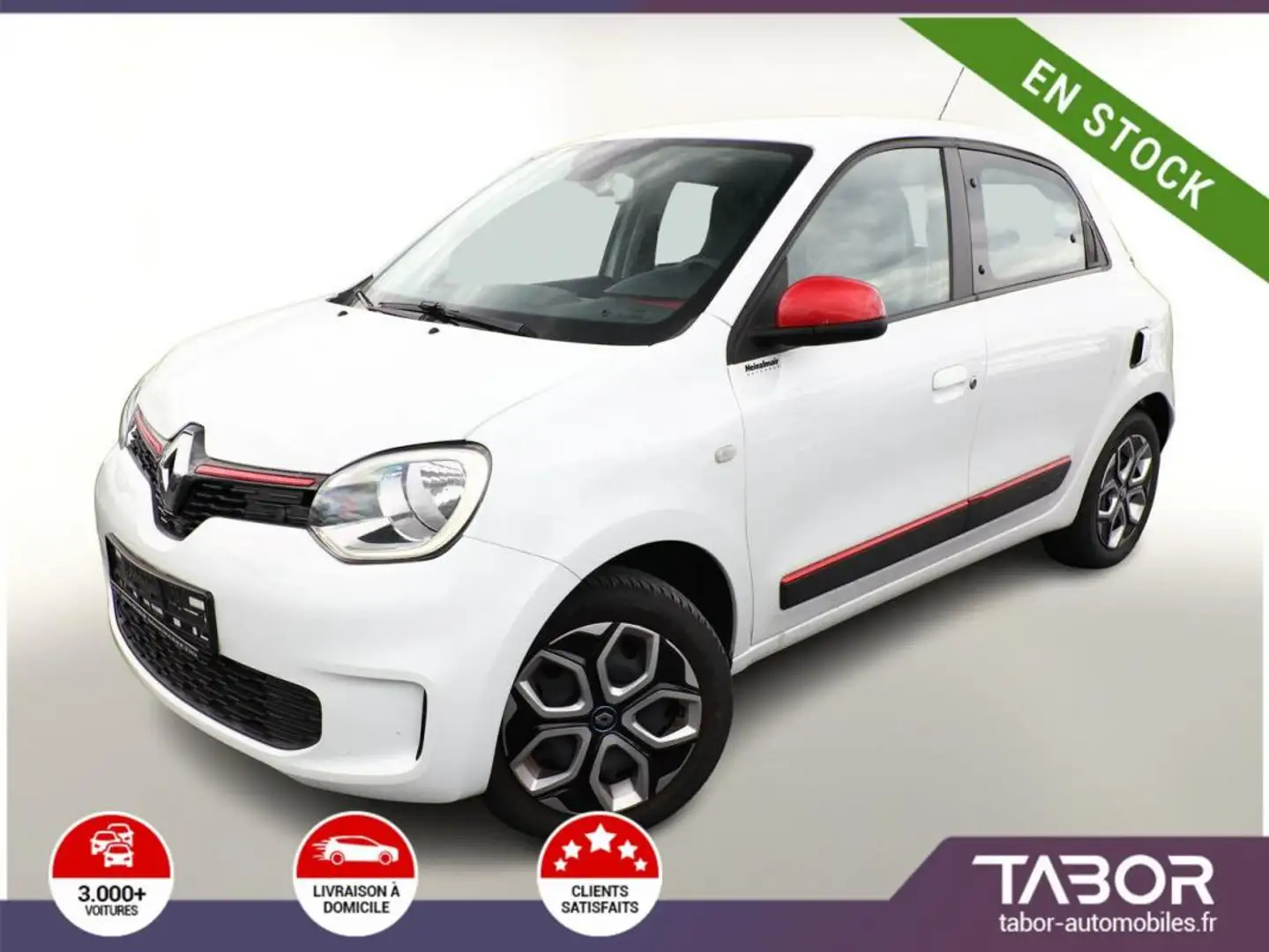 Renault Twingo Electric Zen radars CarPlay Blanc - 1
