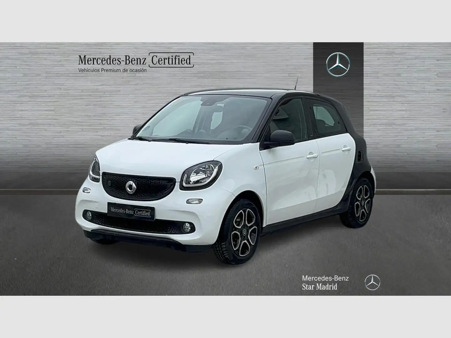 smart forFour Electric Drive Bílá - 1