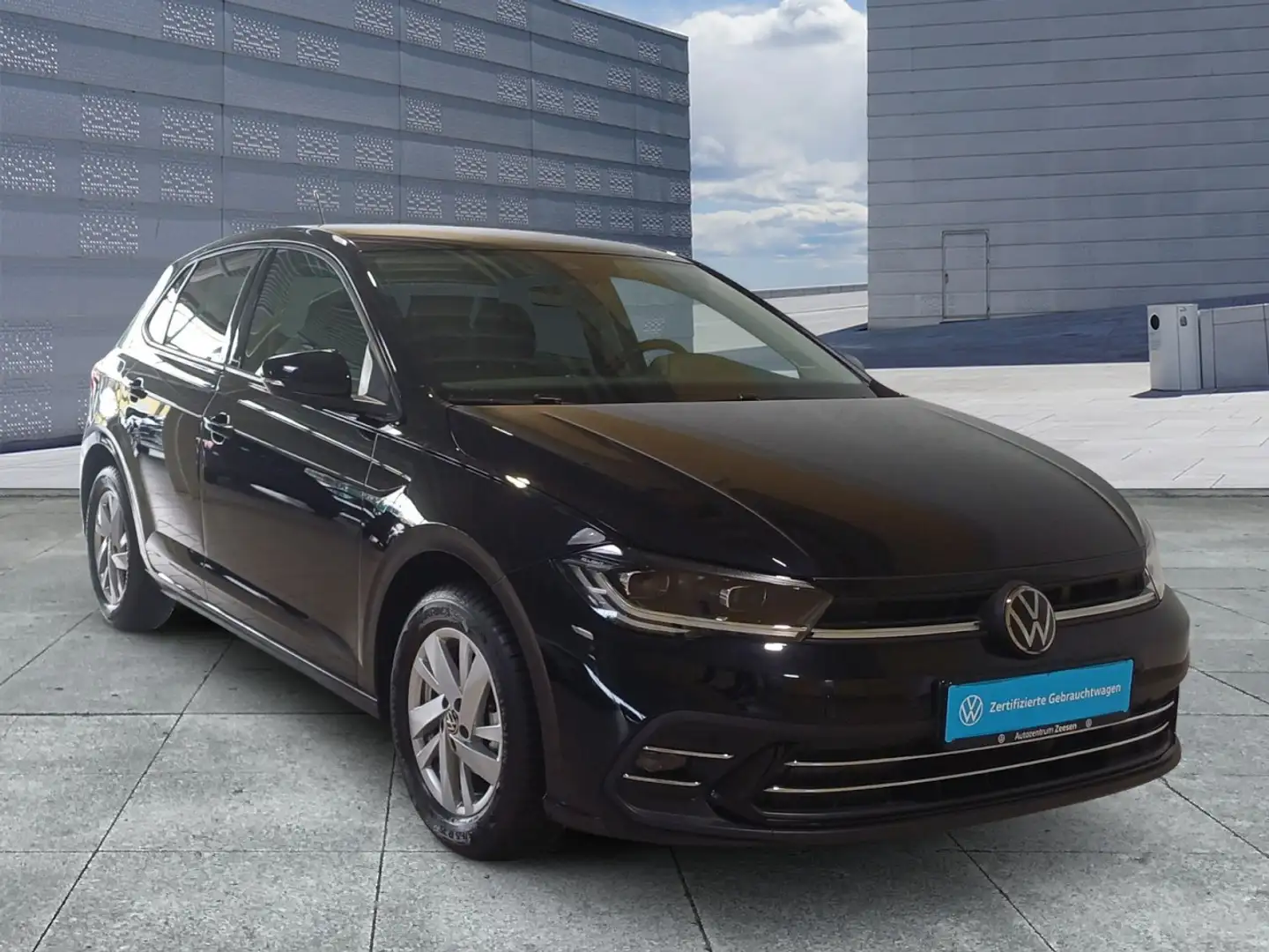 Volkswagen Polo 1.0 TSI Style DSG+BAA+USB+DAB+NSW+EPH+LWS+ Klima Schwarz - 2