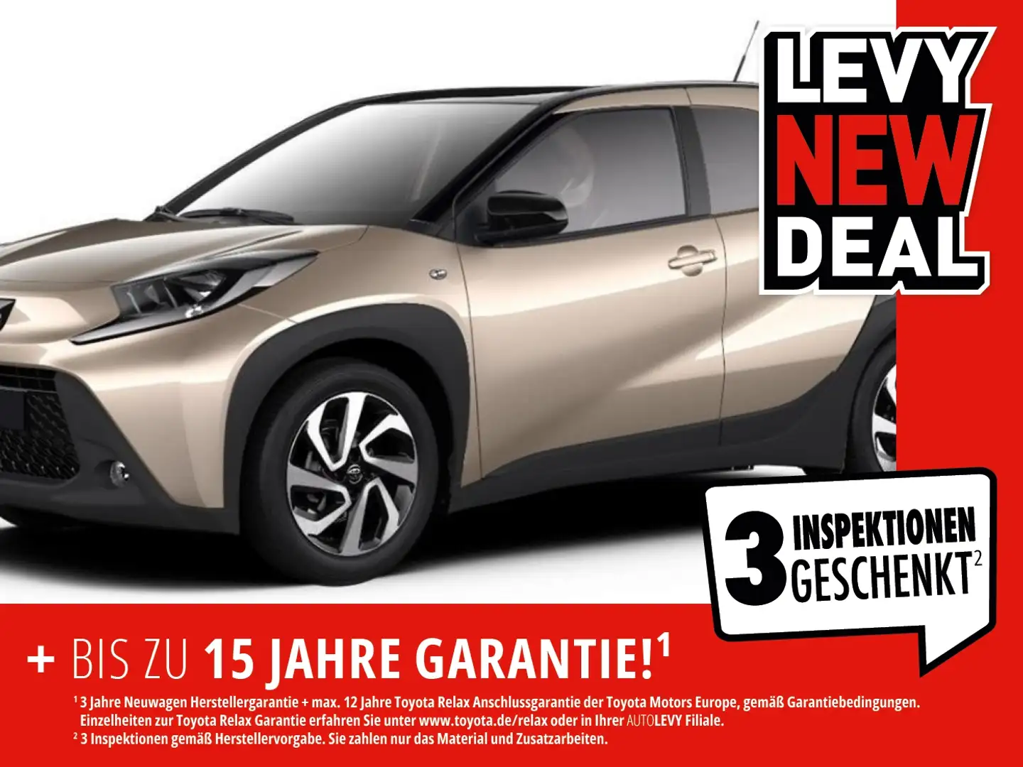 Toyota Aygo X Teamplayer +verschiedene Farben+ *SOFORT* Beige - 1