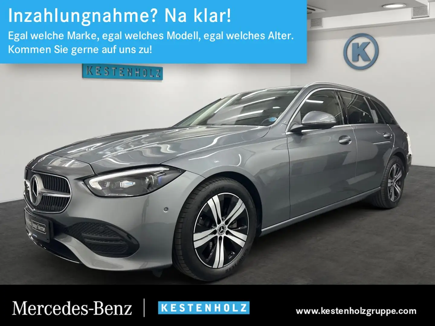 Mercedes-Benz C 180 T Avantgarde HEADUP+DISTRO+KAMERA+DIGLIGHT Grau - 1