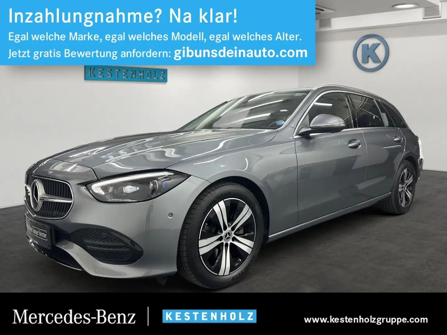 Mercedes-Benz C 180 T Avantgarde HEADUP+DISTRO+KAMERA+DIGLIGHT Grau - 1