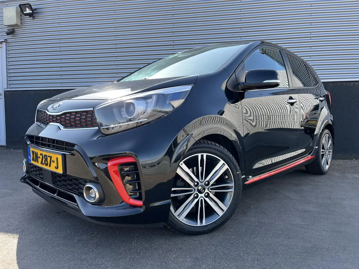 Kia Picanto 1.0 T-GDI GT-Line 100PK! Lederen bekleding, Stoel- Nero - 2