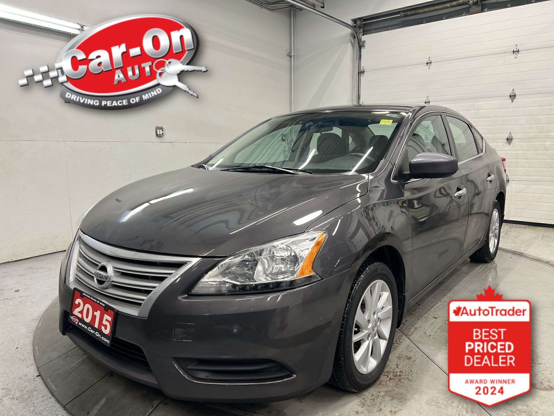 Gray 2015 Nissan Sentra SV Sedan Front-Wheel Drive Automatic