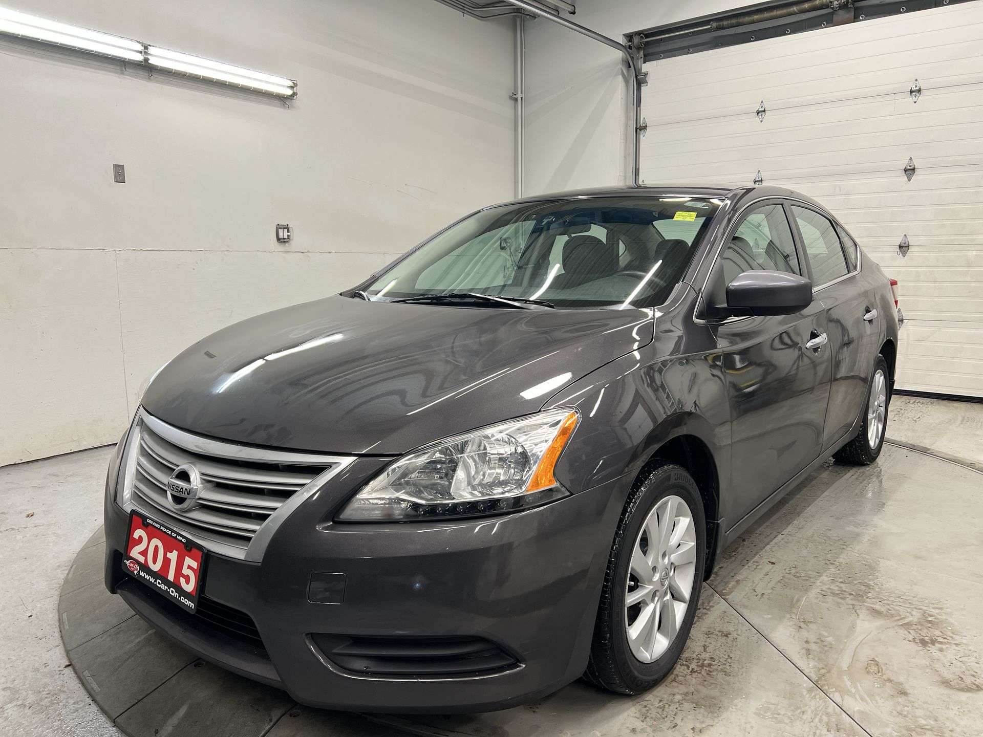 Gray 2015 Nissan Sentra Sedan Front-Wheel Drive Automatic