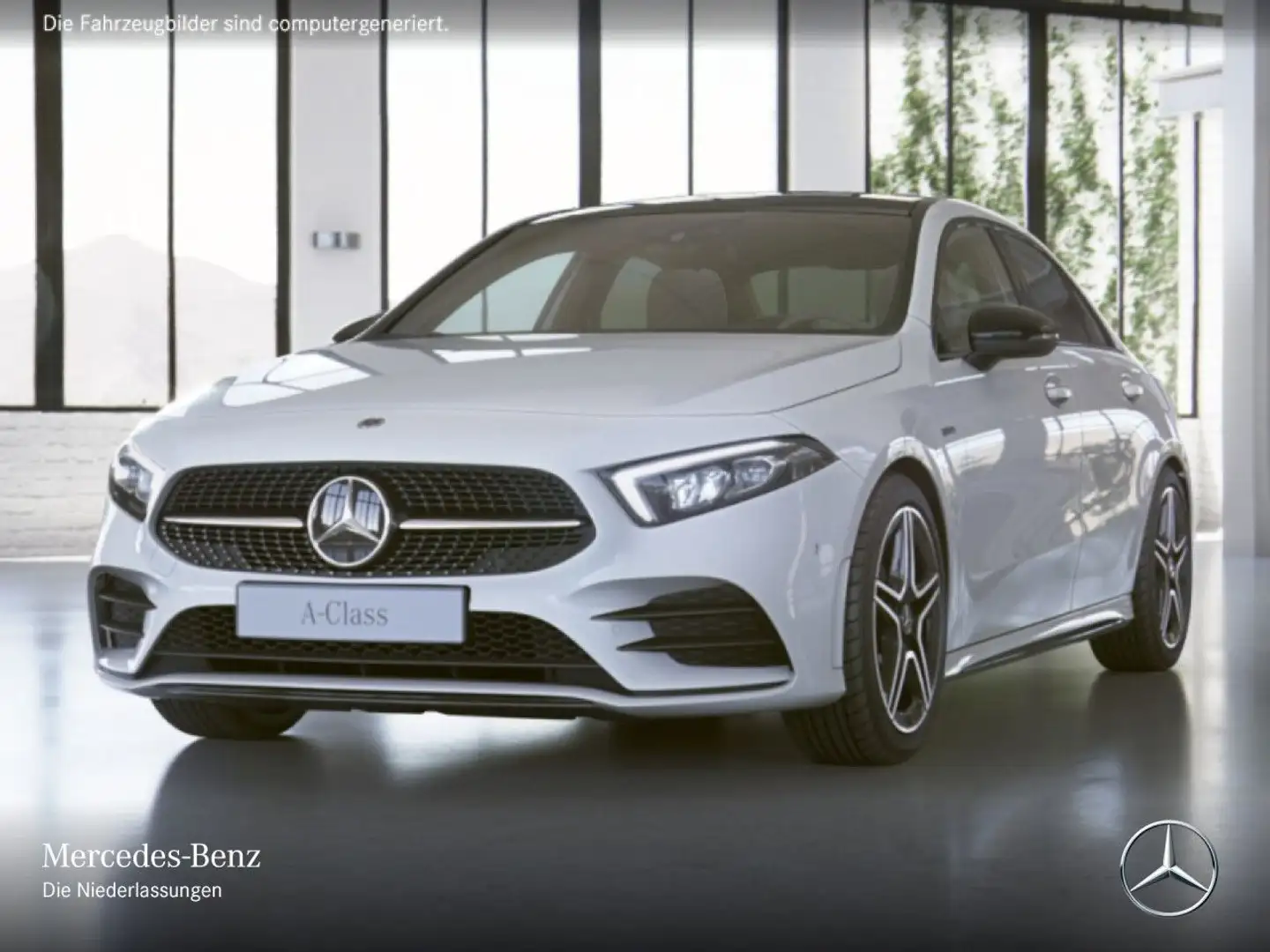 Mercedes-Benz A 250 e Lim EDITION 2020+AMG+NIGHT+PANO+LED+KAMERA Weiß - 2