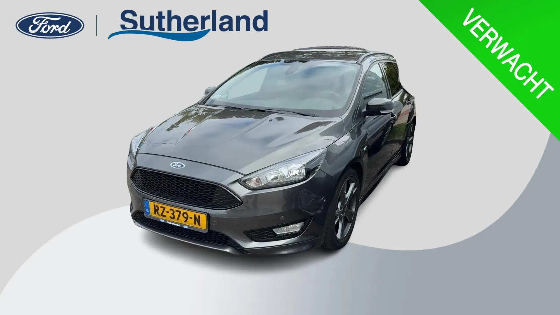 Ford Focus Wagon 1.0 Ecoboost ST-Line 125pk Trekhaak | Achter Grijs - 1