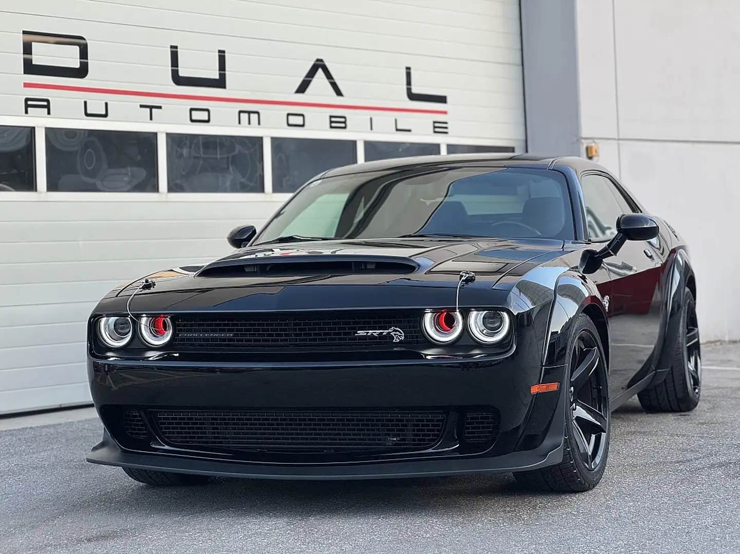 Dodge Challenger 3,6l V6 | SRT HELLCAT WIDEBODY LOOK Schwarz - 2
