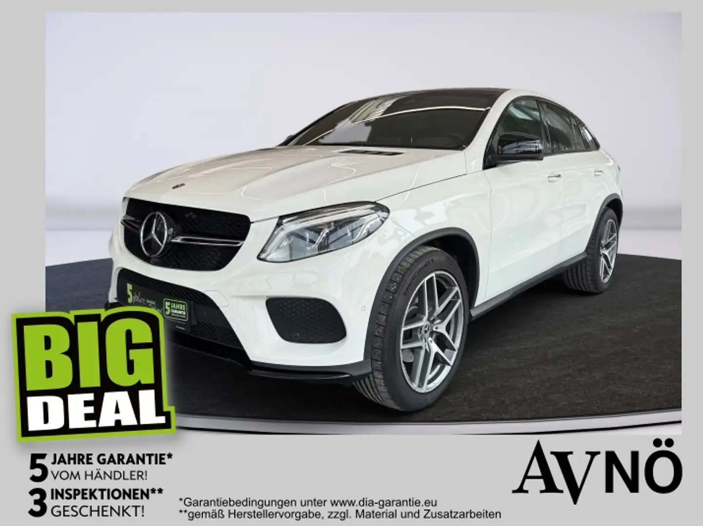 Mercedes-Benz GLE 350 d 4MATIC Coupé Navi el. Sitze Pano AHK Blanco - 1