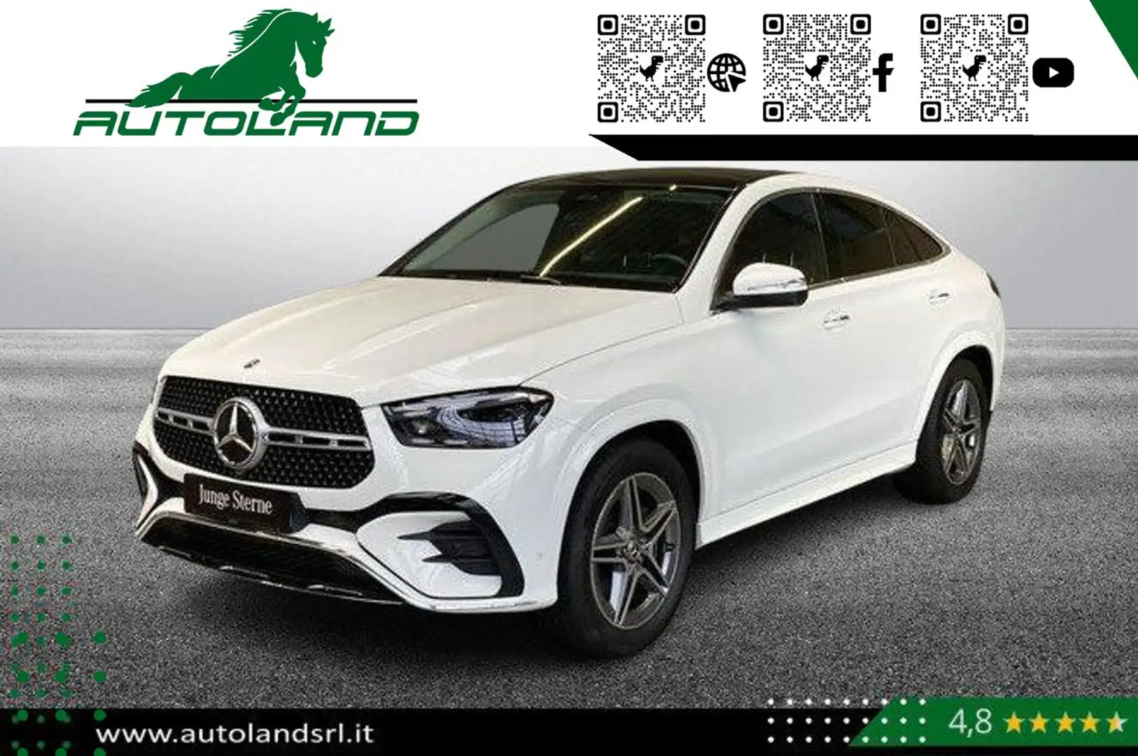 Mercedes-Benz GLE 300 d 4Matic Mild Hybrid Coupé AMG Premium Blanc - 1