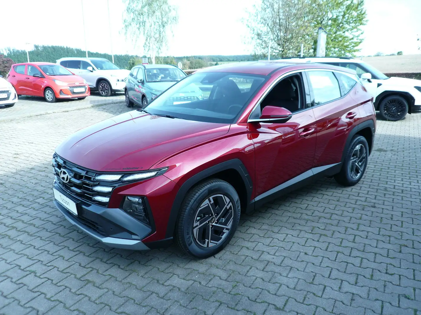 Hyundai TUCSON 1.6 T-GDi LED-Scheinwerfer / Navi / Smart-Key Rot - 1
