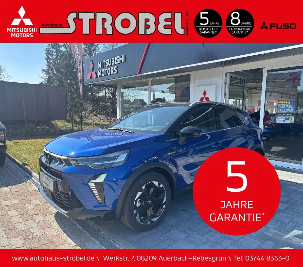 Mitsubishi ASX INTRO EDITION 1.6 Hybrid*360°-KAMERAANSICHT* Bleu - 1