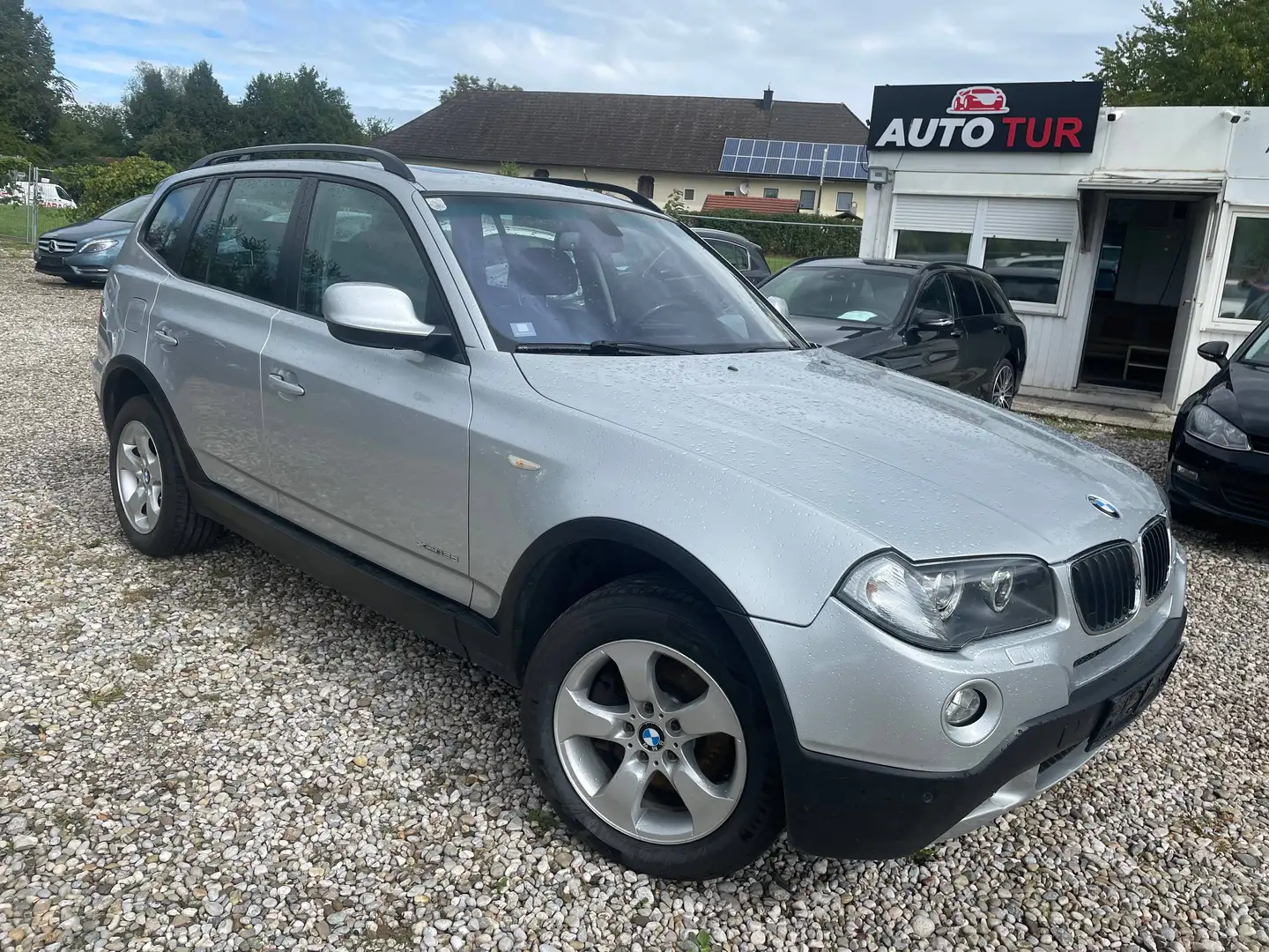 BMW X3 xDrive 18 d+panoramadach+lederausstattung Grau - 1