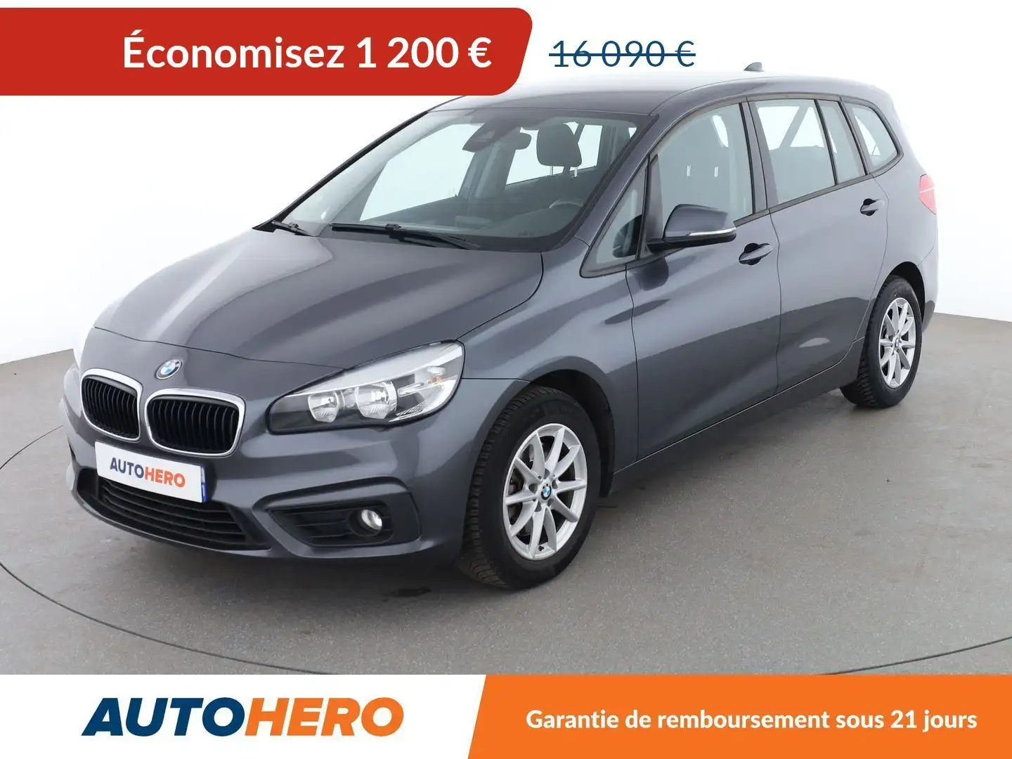 BMW 218 Gran Tourer 218d Business BVA8 Gris - 1