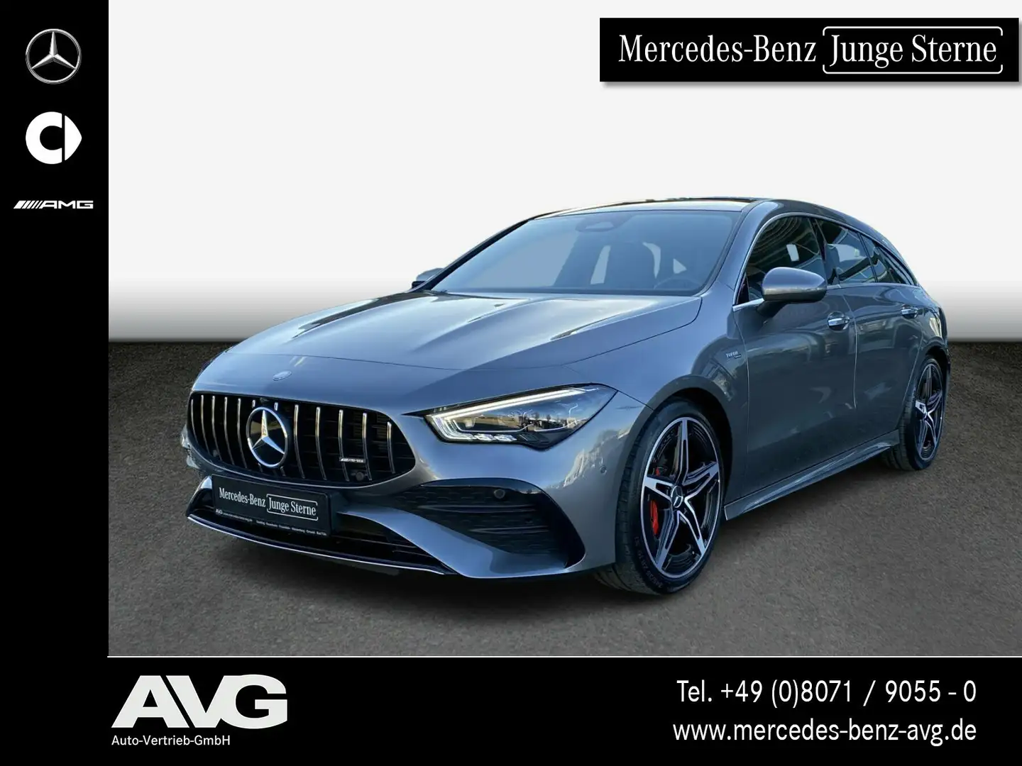 Mercedes-Benz CLA 35 AMG AMG CLA 35 4M Adv.-Plus PANO MBEAM-LED RFK 19" Grau - 1