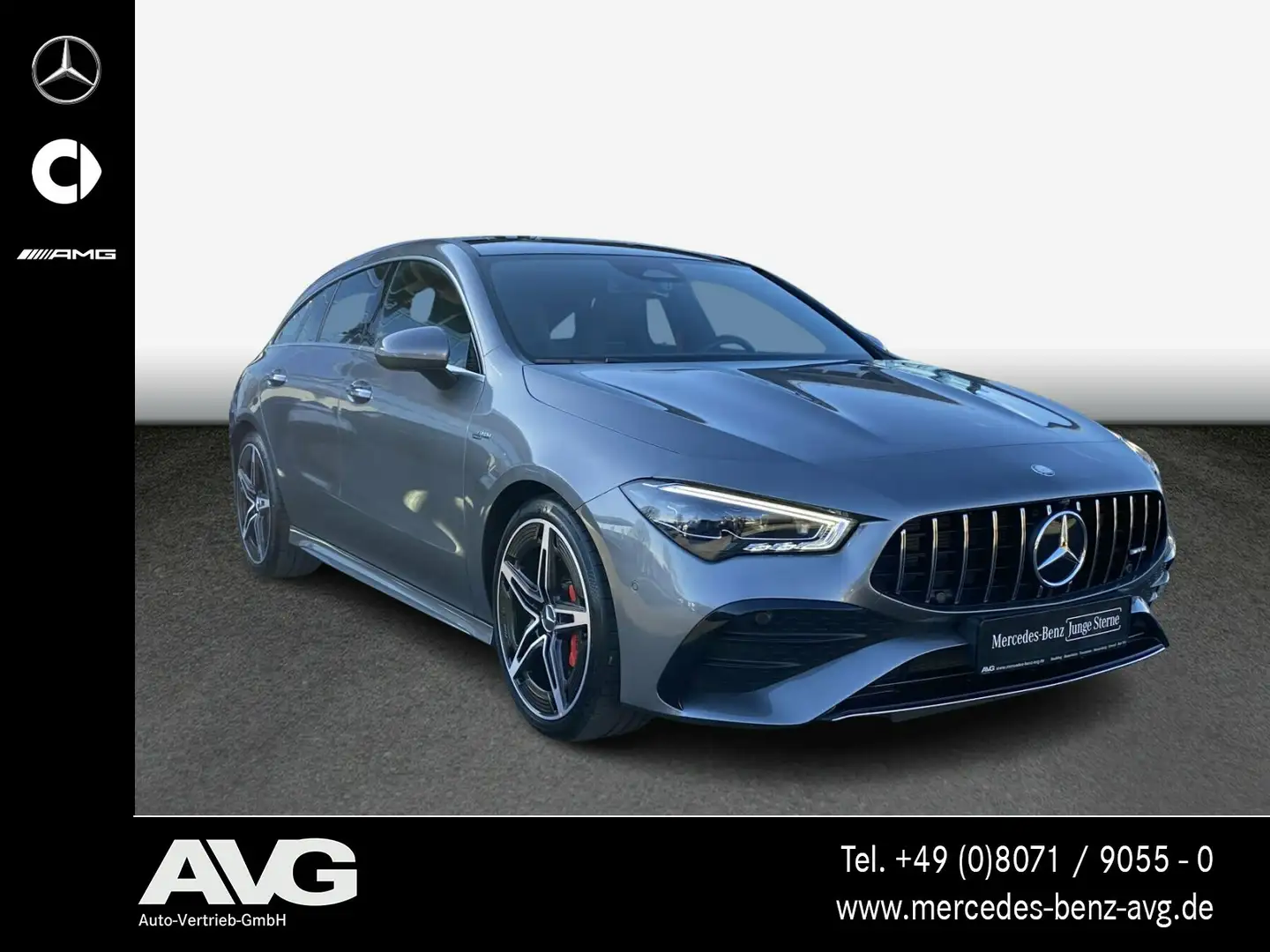 Mercedes-Benz CLA 35 AMG AMG CLA 35 4M Adv.-Plus PANO MBEAM-LED RFK 19" Grau - 2