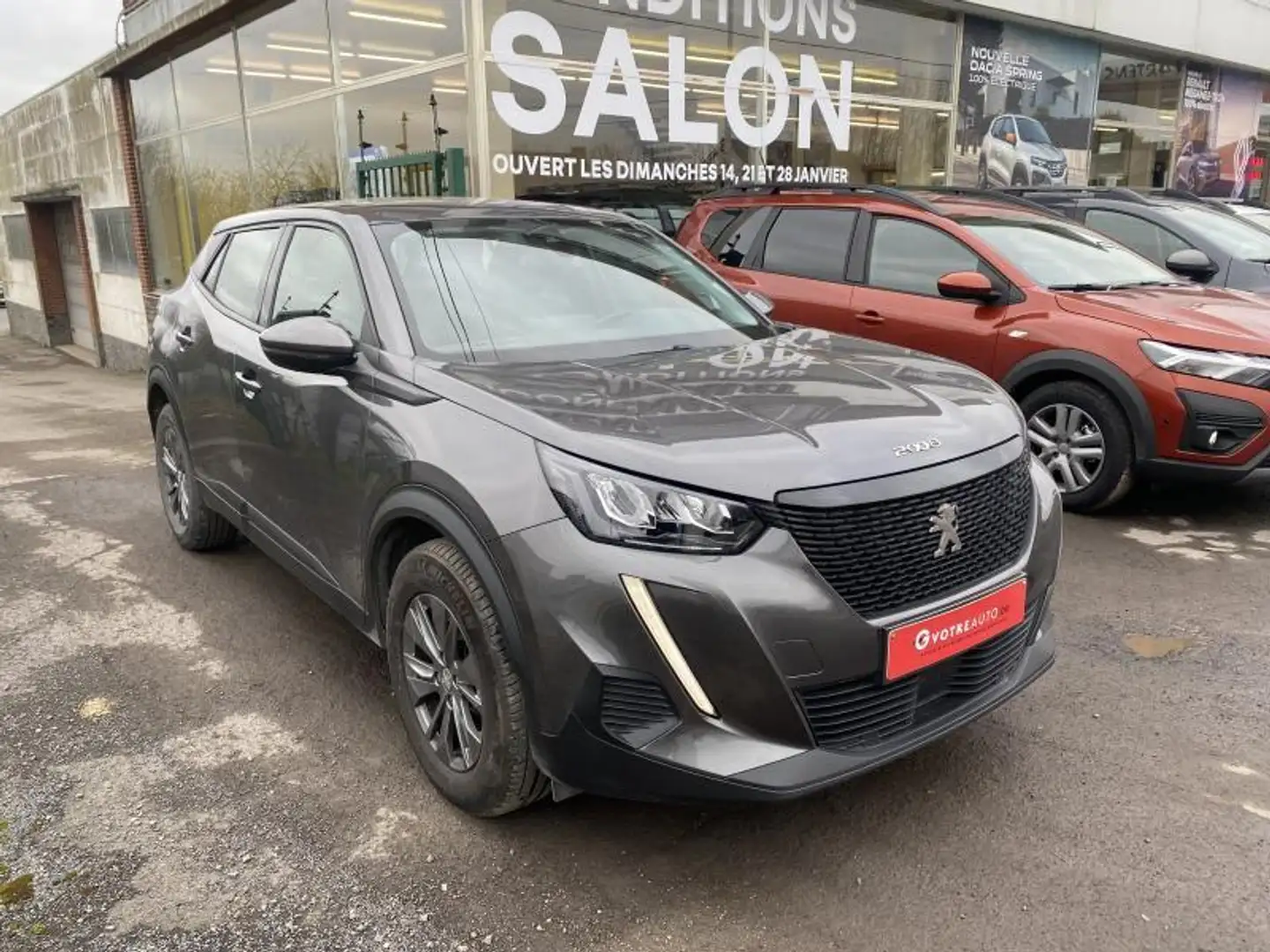 Peugeot 2008 allure es 130 auto Gris - 2