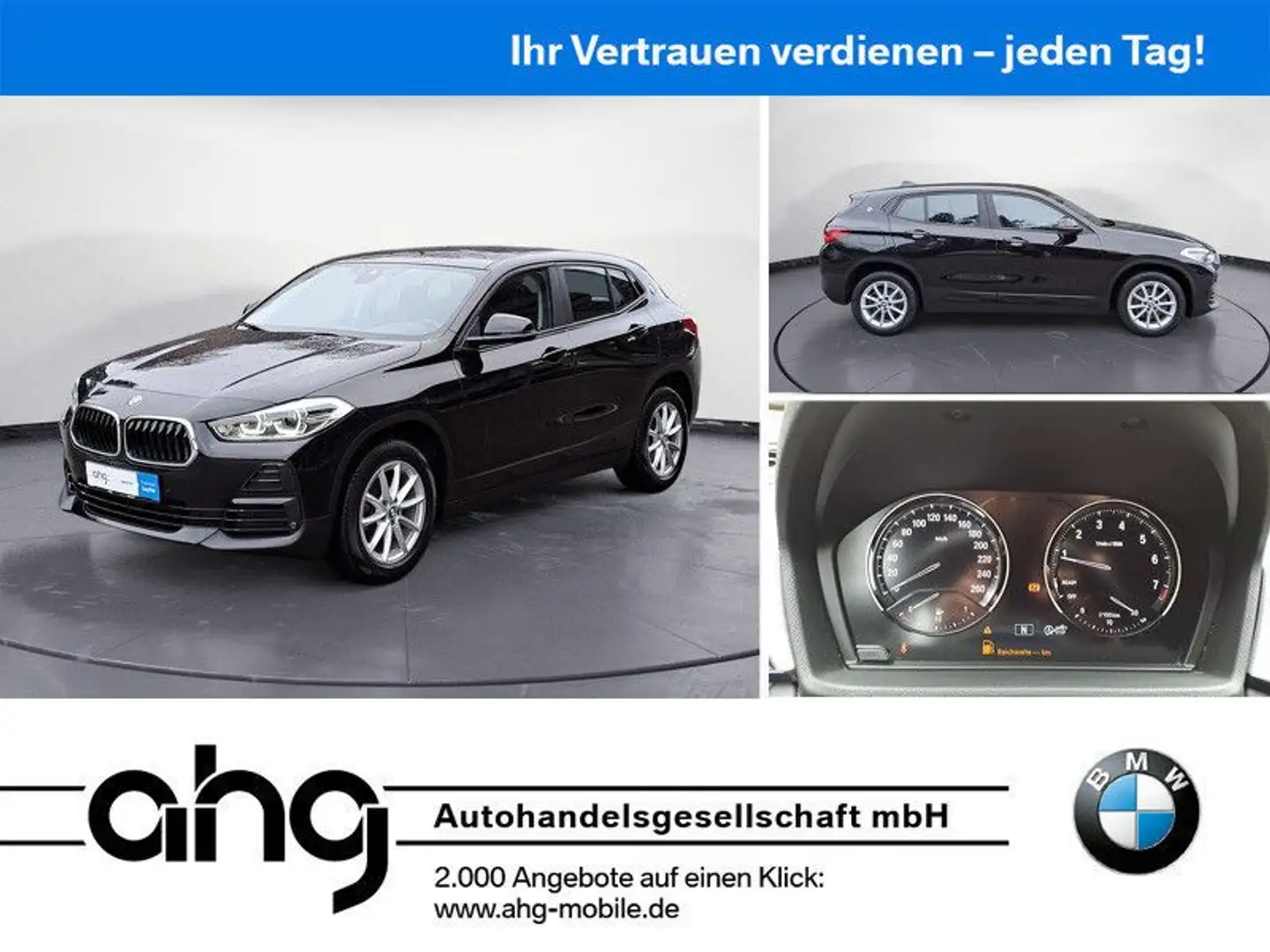 BMW X2 sDrive18i Advantage Klimaaut. PDC MF Lenkrad Zwart - 1