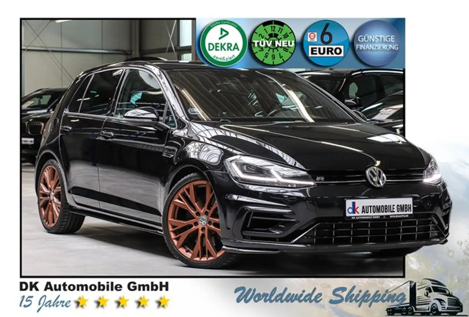 Volkswagen Golf VII/R BMT/SPORT/KAMERA/LED/NAVI/KURVENLICHT/ Zwart - 1