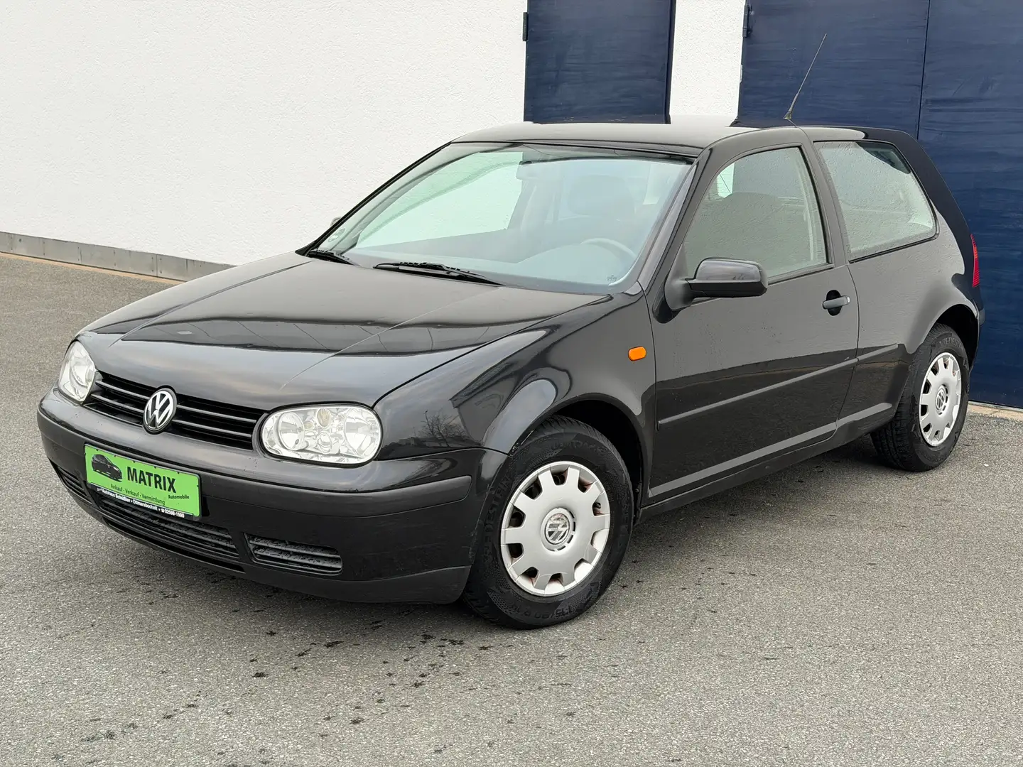 Volkswagen Golf Basis 1.HAND SCHECKHEFT Schwarz - 1