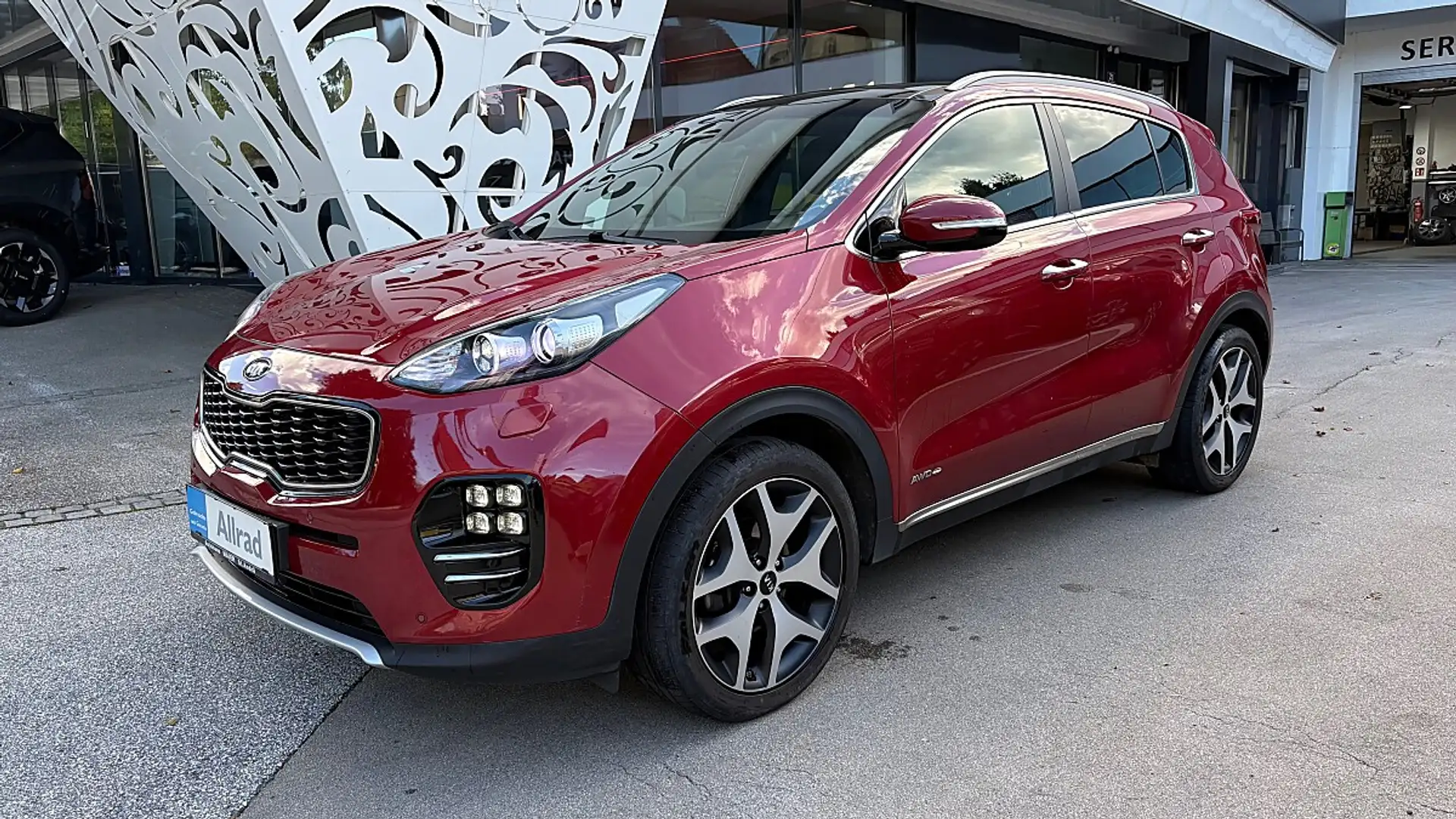 Kia Sportage 2,0 CRDI AWD GT-Line Rot - 1