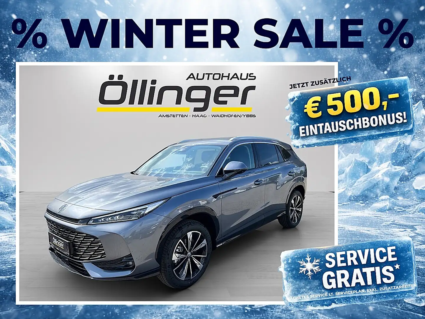 MG HS HEV+ Comfort GRATIS WINTERRÄDER!! Grau - 1