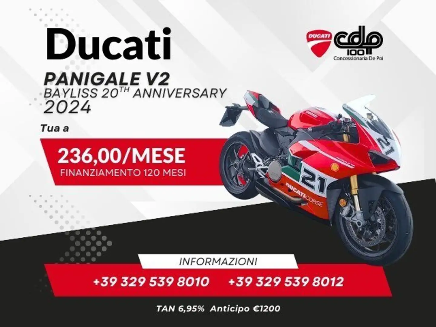Ducati Panigale V2 Bayliss Anniversary Bayliss 1st Championship 20th Anniversary - 1