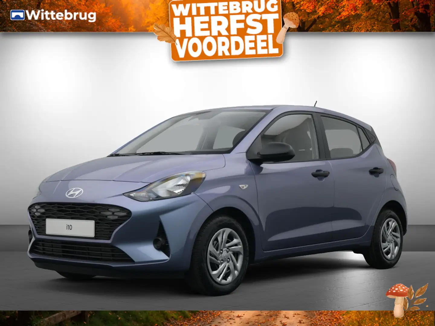 Hyundai i10 1.0 Comfort Met Navigatie, Airconditioning en Crui Bleu - 1