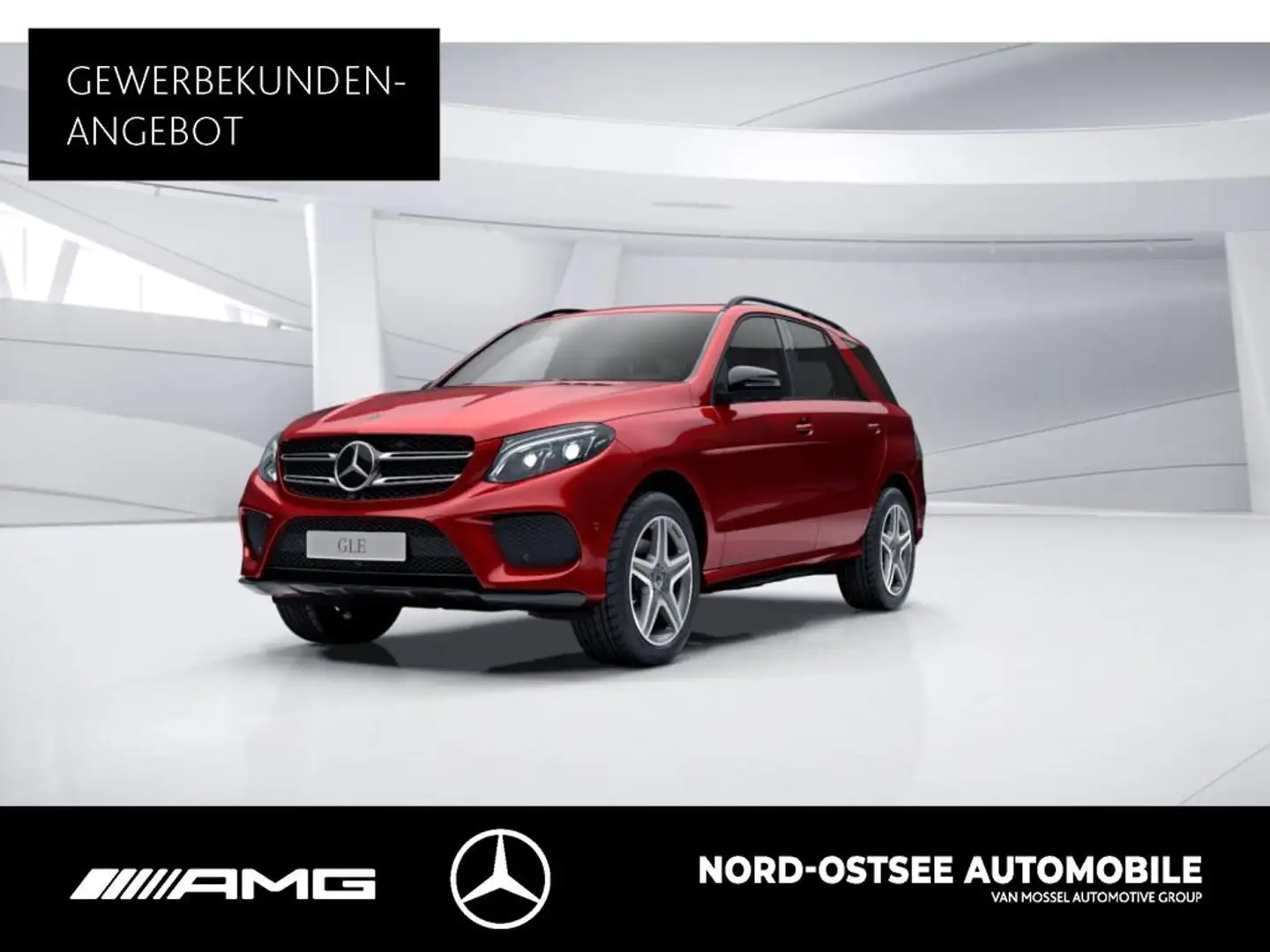 Mercedes-Benz GLE 350 d 4M AMG AHK SHZ NIGHT Roşu - 1