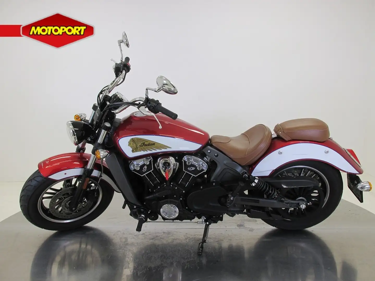 Indian Scout Icon Červená - 2