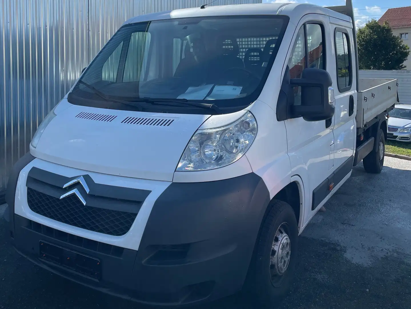 Citroen Jumper Doppelkabine, 7 Sitze/Offener Kasten Weiß - 2