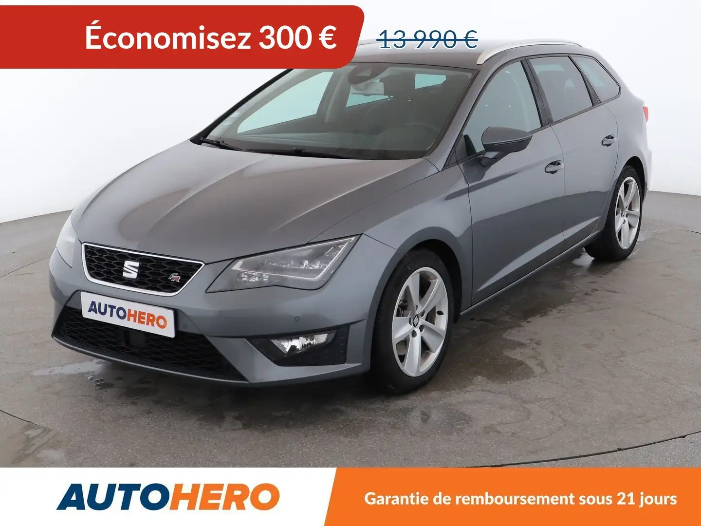 SEAT Leon ST 1.4 TSI ACT FR DSG Gris - 1