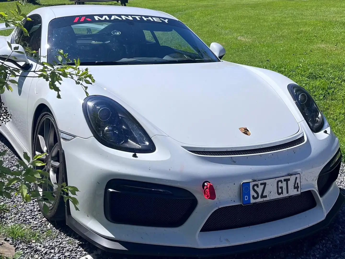 Porsche Cayman Cayman GT4*Appr*Clubsport*Manthey*Sport Chrono* Weiß - 1