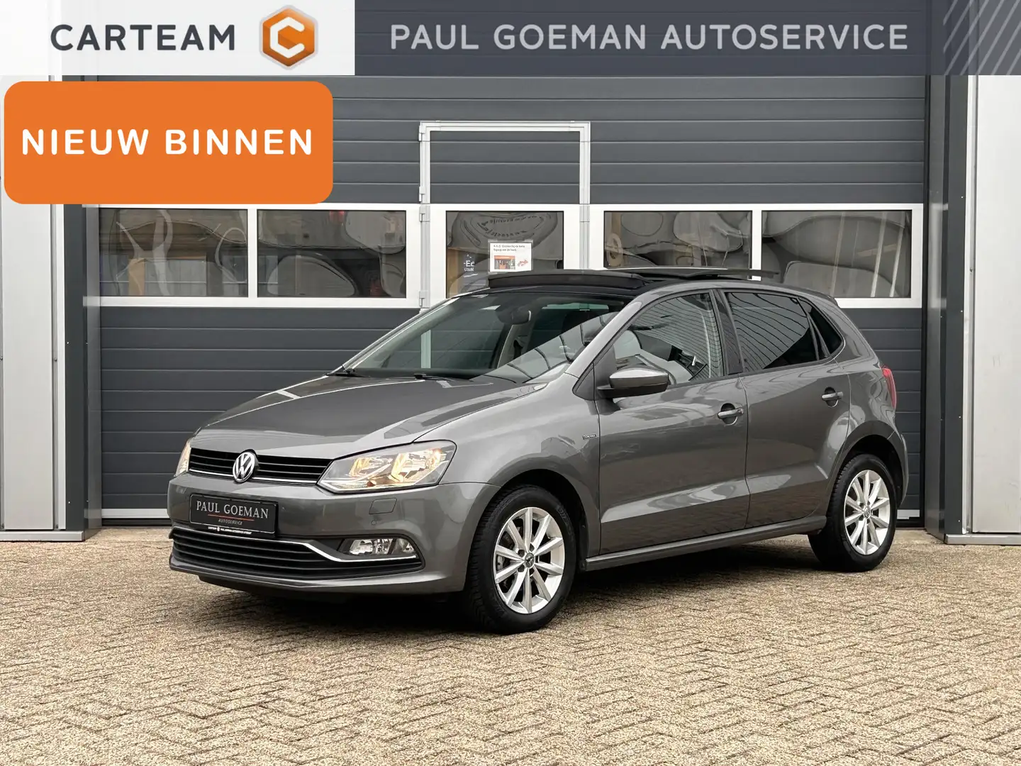 Volkswagen Polo 1.0 Lounge Edition | Pano | Stoel verwarming | Cli Grigio - 1