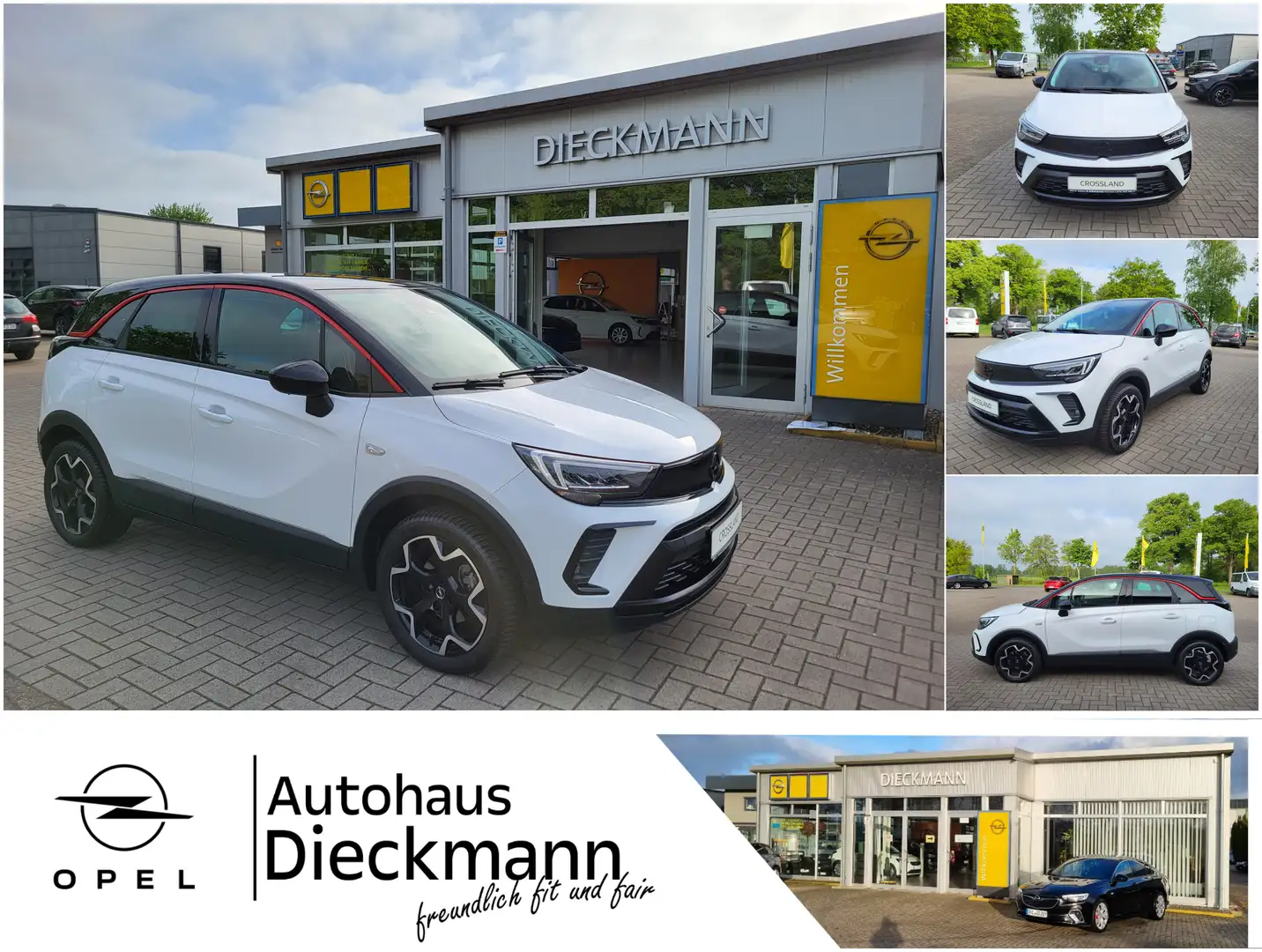 Opel Crossland GS PDC LED SHZ Multimedia LM Allwetter Blanco - 1