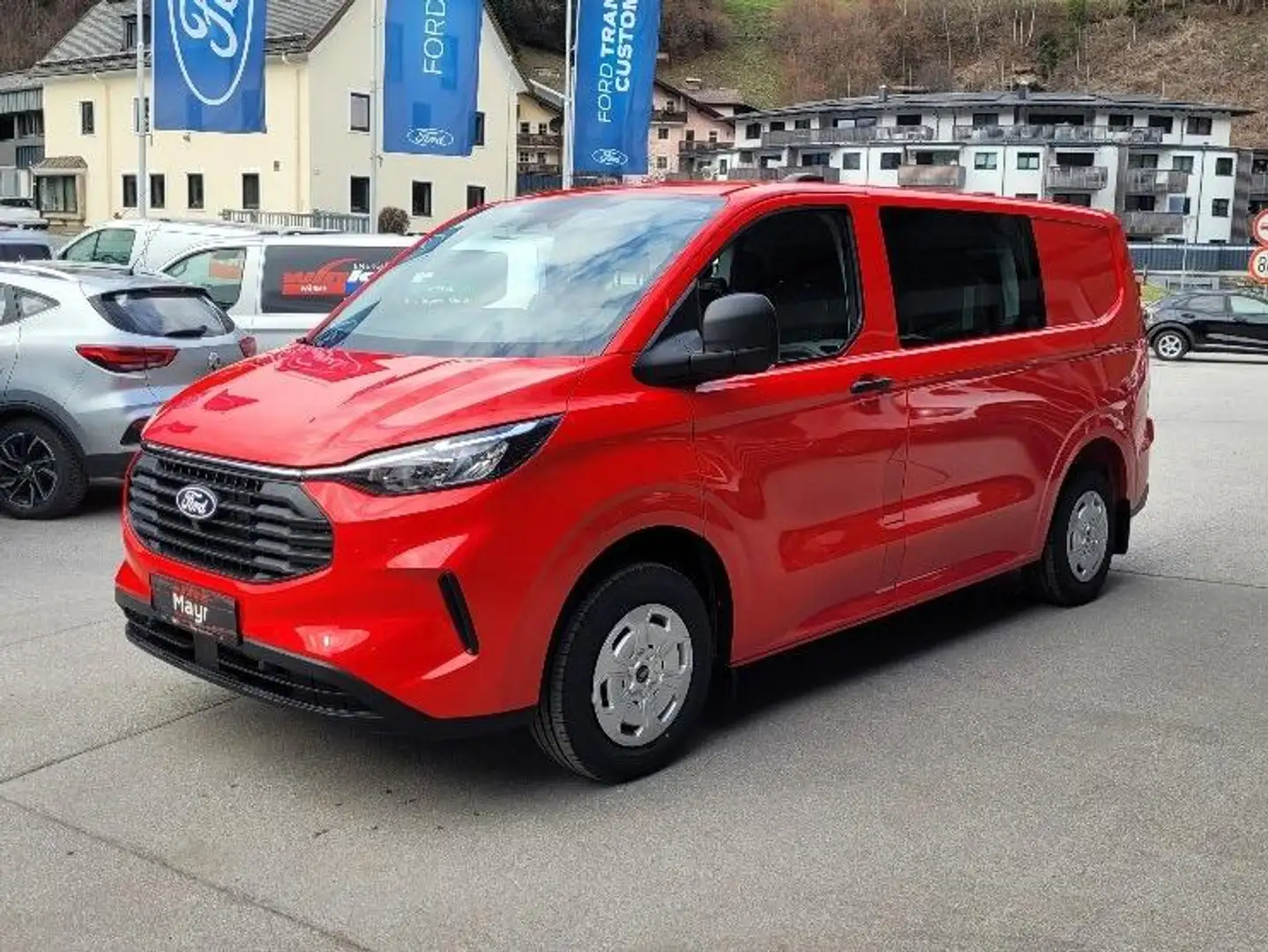 Ford Transit Custom 320 L1 Trend FWD Doppelkabine Rot - 2
