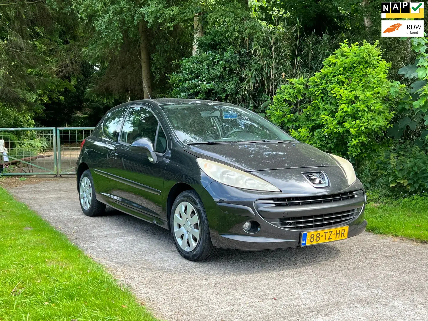 Peugeot 207 1.4-16V Color-line | Cruise + Airco | Zwart - 1