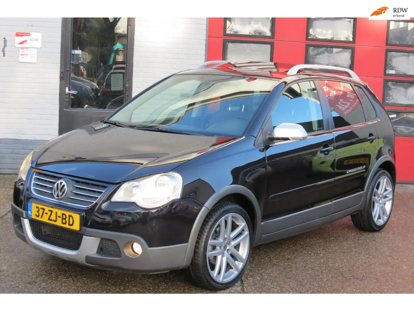 Volkswagen Polo Cross 1.4-16V ,CLIMA, OPEN DAK ,NAVI, CR CONTR Schwarz - 1