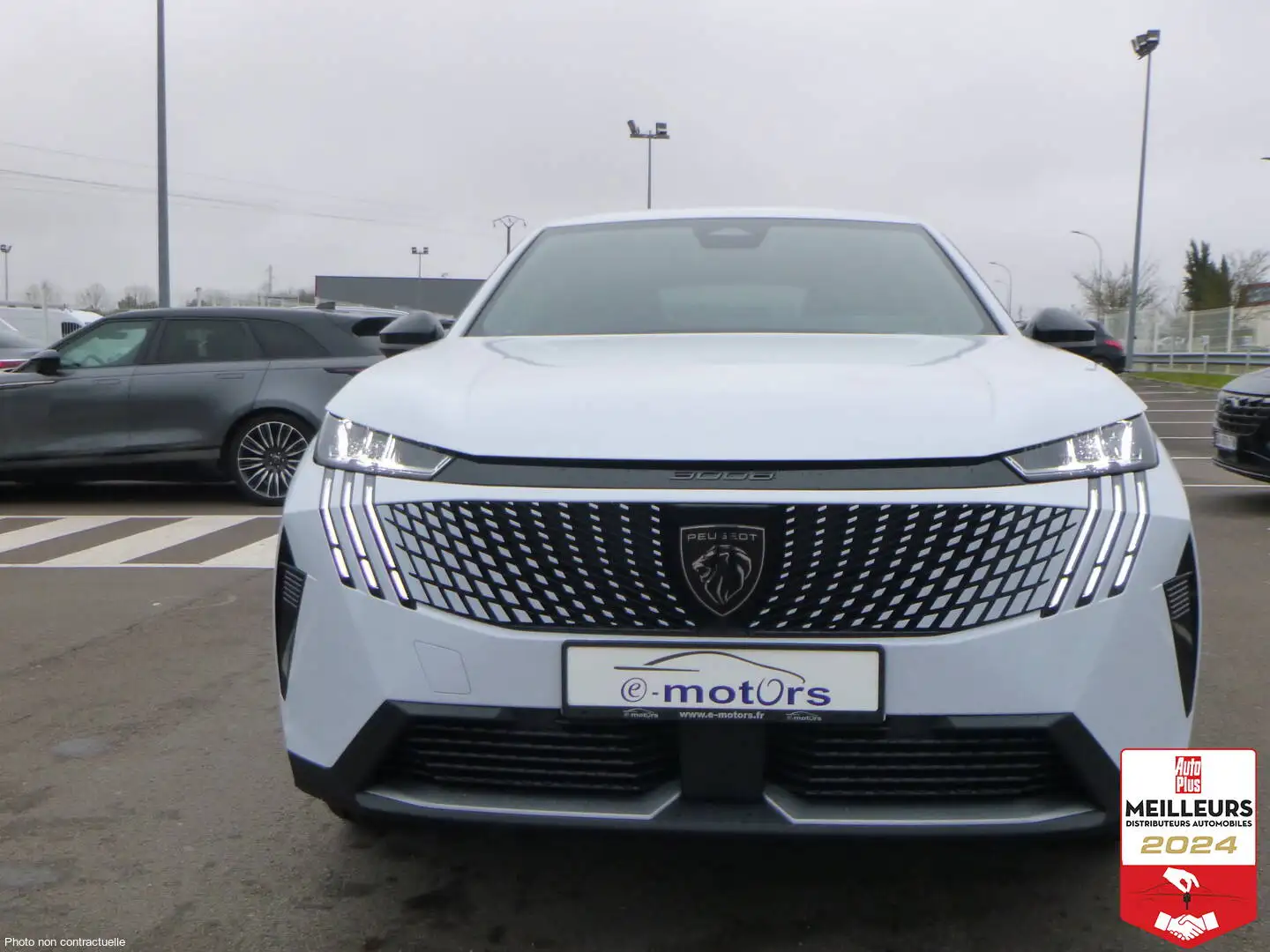 Peugeot 3008 Hybrid 136 e-DCS6 Allure +Pack 360 +Pack Panoramic Blanc - 2