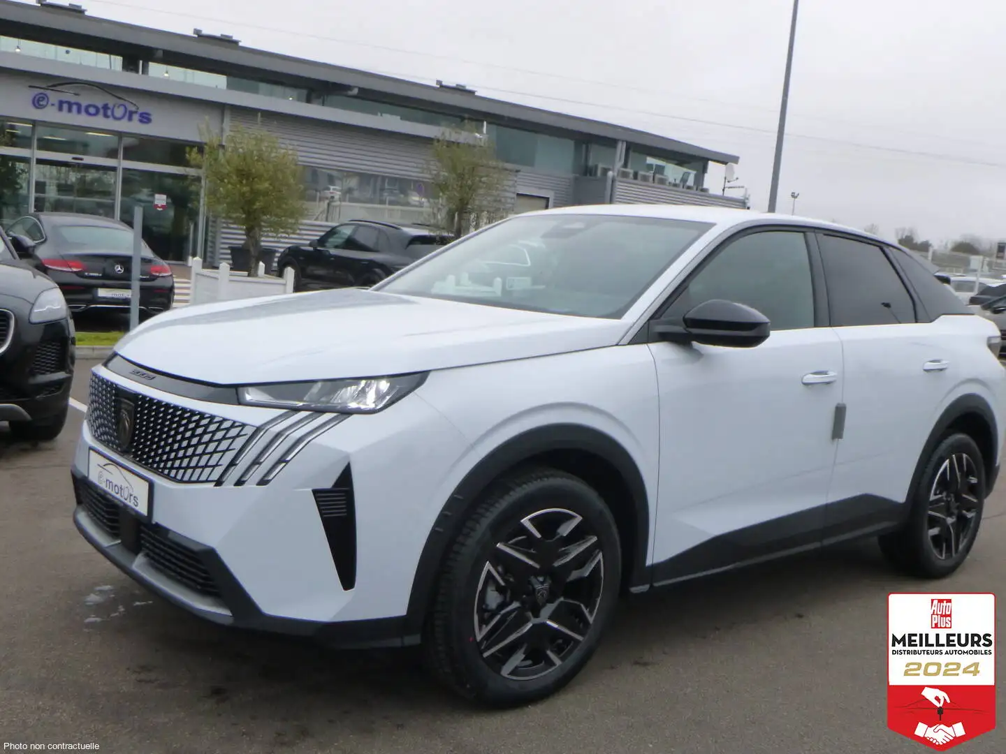 Peugeot 3008 Hybrid 136 e-DCS6 Allure +Pack 360 +Pack Panoramic Blanc - 1