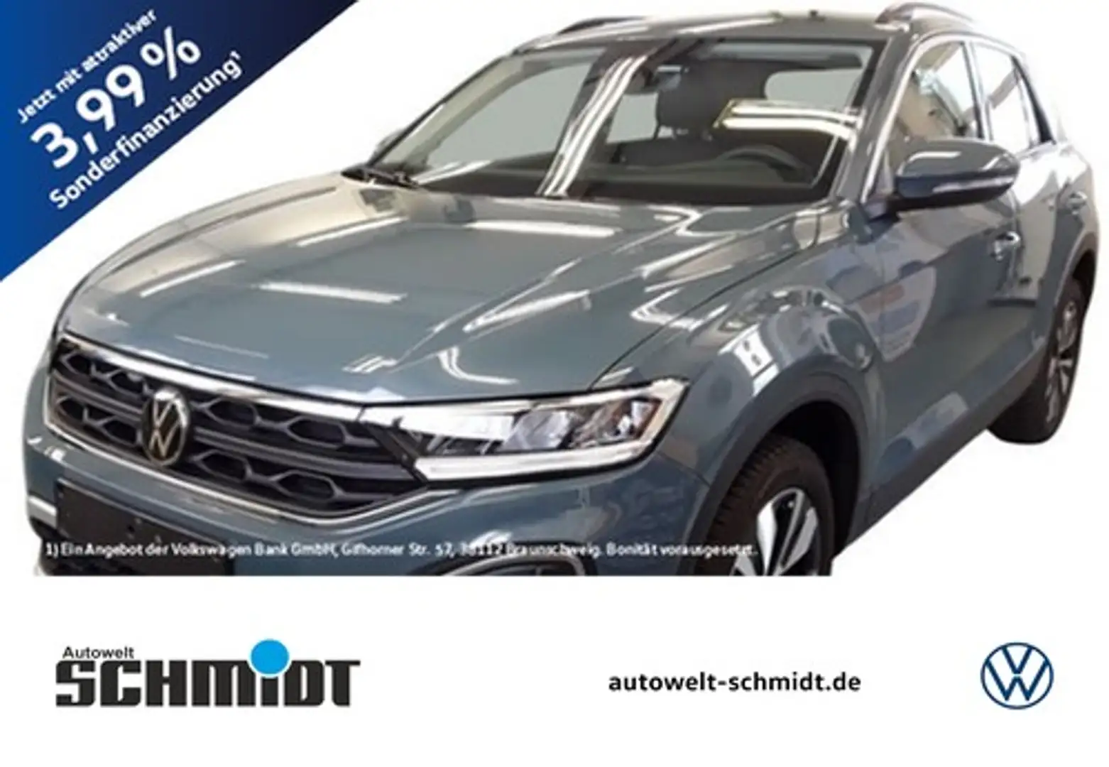 Volkswagen T-Roc 1,5 TSI Move LED ACC R-Kamera Navi 17´´ Bleu - 1
