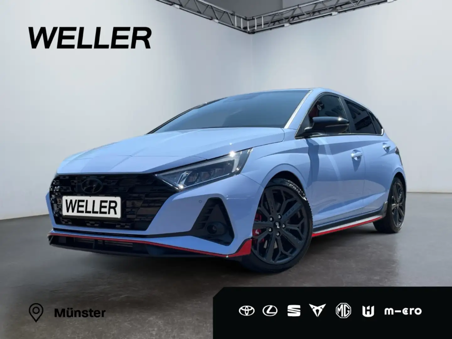 Hyundai i20 1.6 T-GDI N *LED*Kamera*dig Cockpit*CarPlay* Blauw - 1